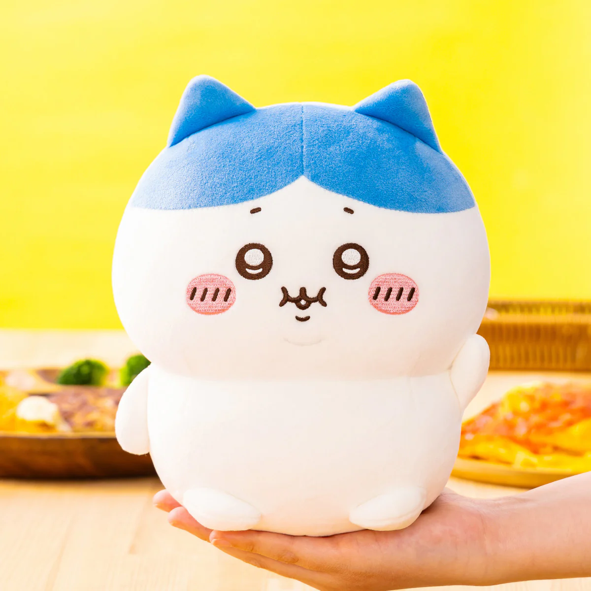 chiikawa｜Weighted! Chubby Cuddly Hand-sized Plush Dolls/Plush Toy｜H190 x W160 x D130mm approx.