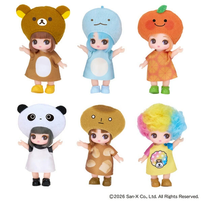 Licca｜Tomy Mini Licca-Chan San-X Universe Collection mystery bag/blind box/All 7 types｜1pcs