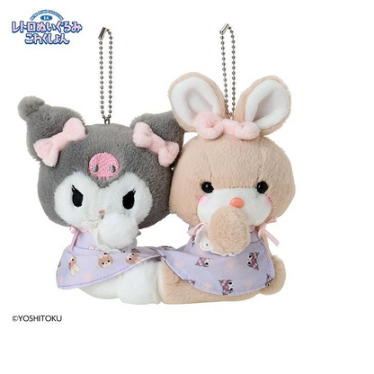 Sanrio｜Hello Kitty Yoshitoku Retro Collection Mascot Holder Set｜17.4 x 12.4 x 6.8cm approx.