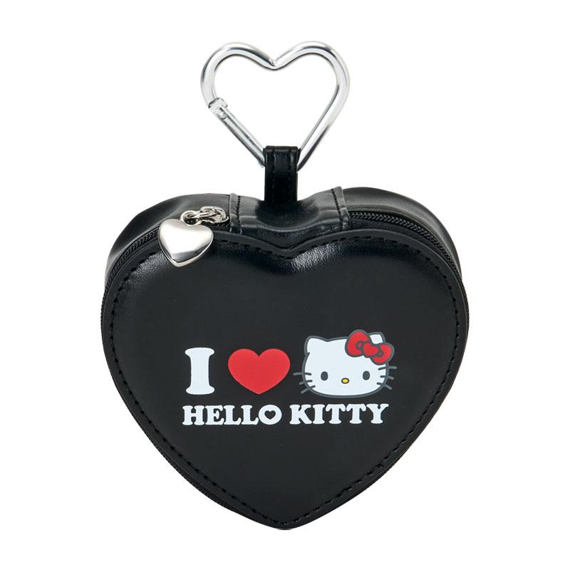 Sanrio｜ I Love Sanrio Characters Fluffy Plush Mini Pouch with Carabiner｜10.5×3.5×9.5cm approx.