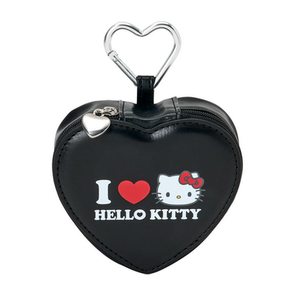 Sanrio｜ I Love Sanrio Characters Fluffy Plush Mini Pouch with Carabiner｜10.5×3.5×9.5cm approx.