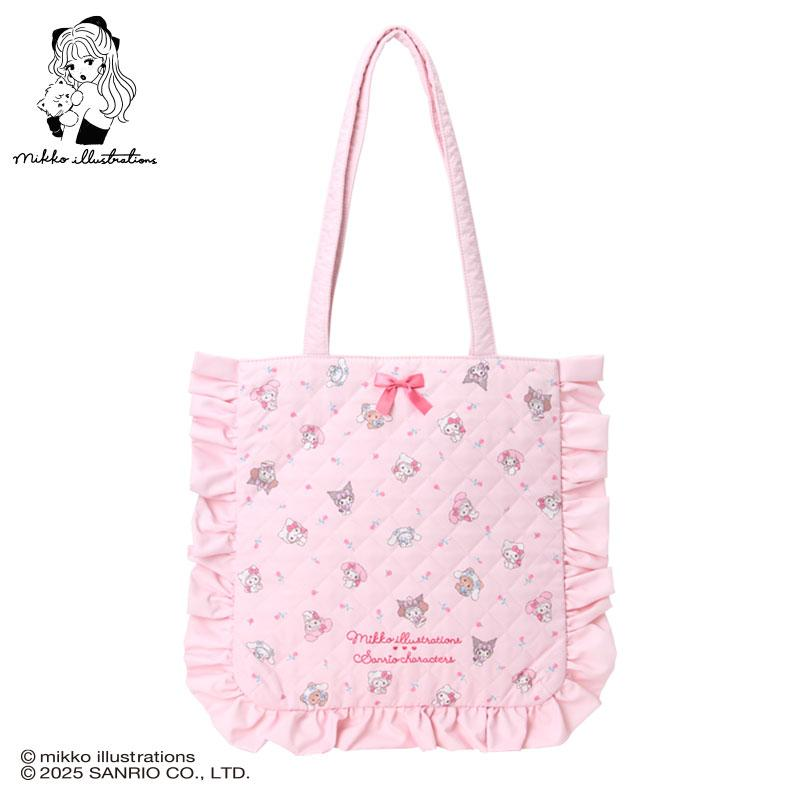 Sanrio|Mikko Illustrations CharactersTote Bag| 42cm W x 2cm D x 39cm H approx.