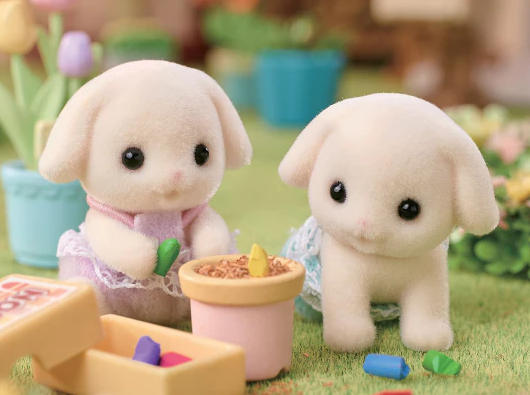 SylvanianFamilies｜Flora Rabbit Twins-5737