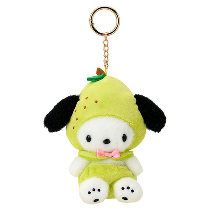 Sanrio｜Fruit Design Mascot Holder /Plush Keychain｜13.1 x 11.0 x 8.5cm approx.