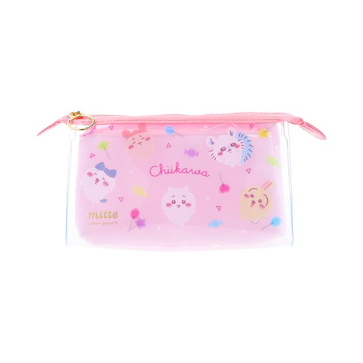 chiikawa｜Clear Gusseted Pouch "mitte"｜H100×W190×D60mm approx.