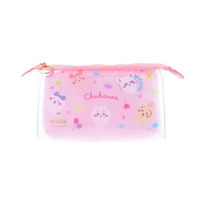 chiikawa｜Clear Gusseted Pouch "mitte"｜H100×W190×D60mm approx.