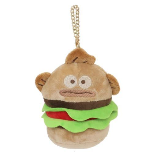Sanrio｜Hangyodon Die-cut Mini Pouch with Bag Charm Mascot Holder /Plush Keychain｜90×100mm approx.