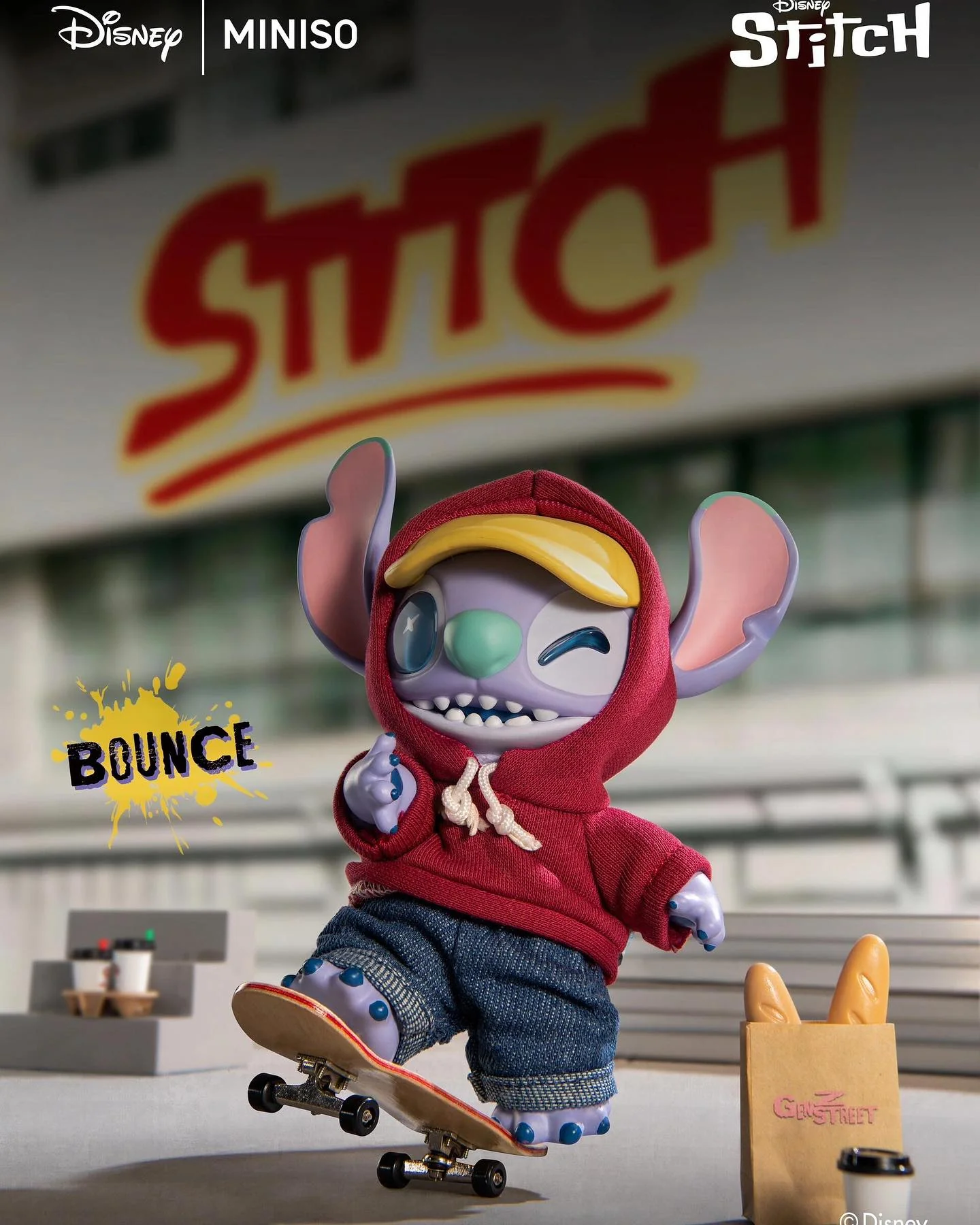 Disney Stitch Genz Series vinyl Doll Keychain Blind Box