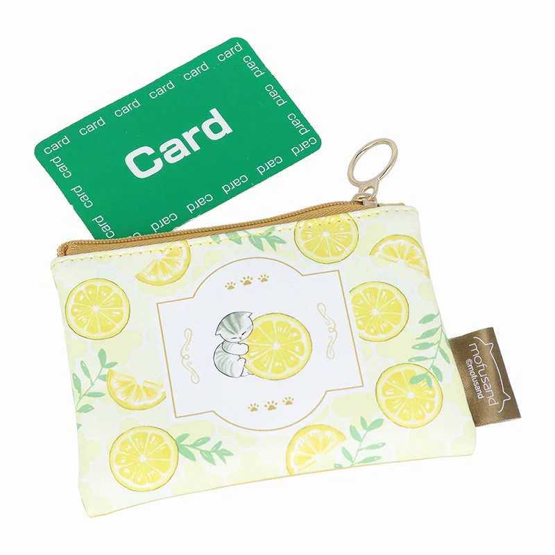 Mofusand｜Mini Flat Pouch - Fruit Cat｜W120×H90×D10mm approx.