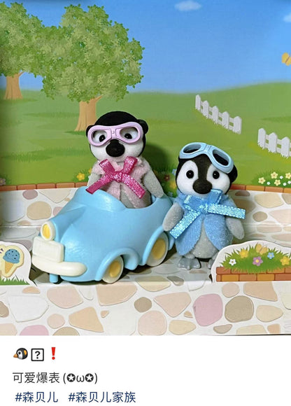 SylvanianFamilies｜Penguin Babies Ride &