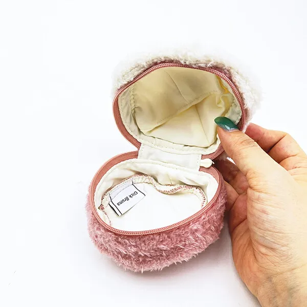 Miffy｜Fluffy Cupcake Zipper Pouch Bag Charm｜80×100mm approx.