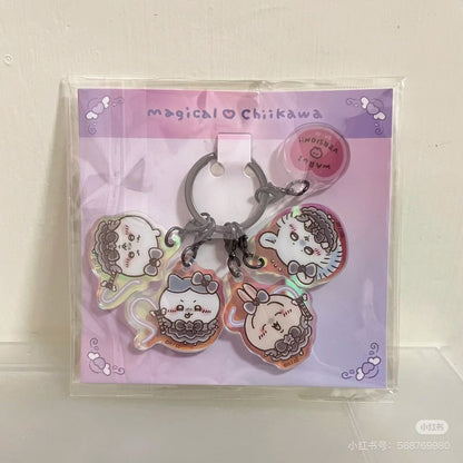 Chiikawa ｜Magical Chiikawa Evil Version Aurora Acrylic Charm｜H42×W36mm approx.