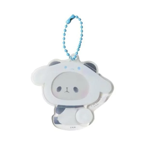 Sanrio｜Mochimochi Panda Acrylic Keychain｜65×65×3mm approx.