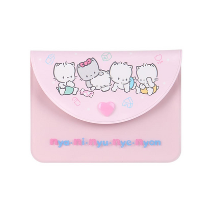 Sanrio｜Cat Club Sticker &amp; Case Set｜10.9 x 8.2 x 1cm approx.