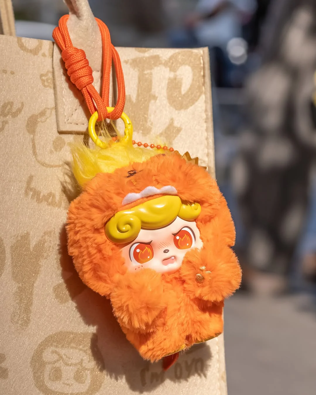 JOTOYS Q.Kid Emotional Hairy Monsters Series Vinyl Plush Keychain Blind Box