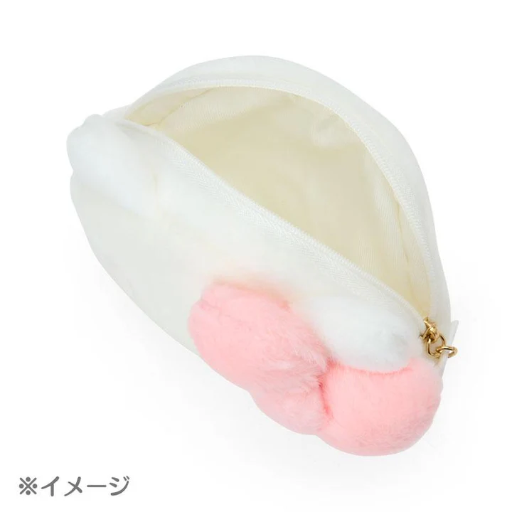 Sanrio｜Nap on Fluffy White Cloud Face-shaped Pouch 15×2.5×11.5cm approx.
