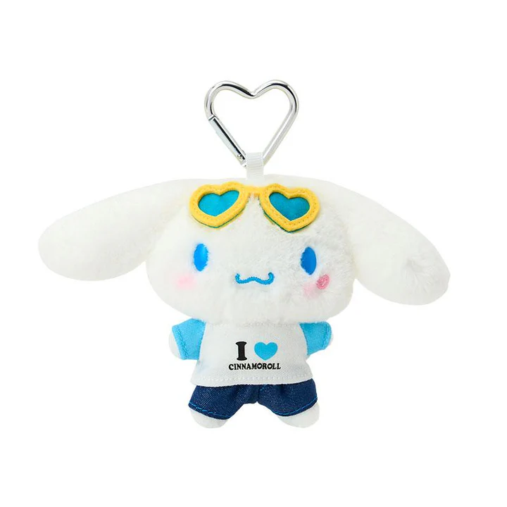 Sanrio｜I Love Sanrio Characters Mascot Holder /Plush Keychain｜W11×D5.7×H15cm approx.