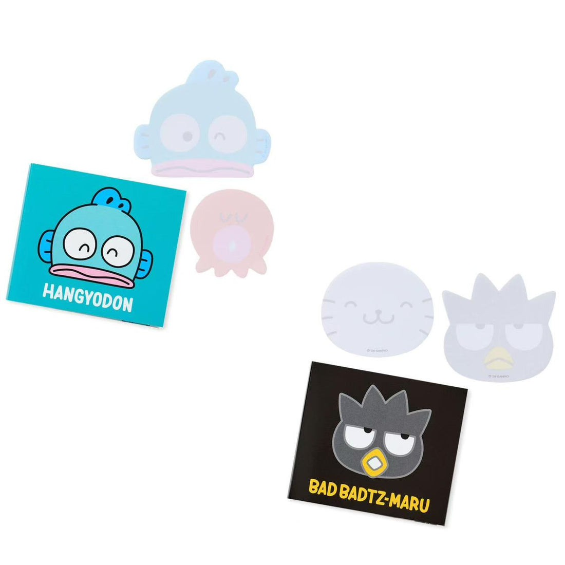 Sanrio｜Hangyodon &amp; Bad Badtz-Maru Funny Face Design Sticky Note Set｜60 sheets