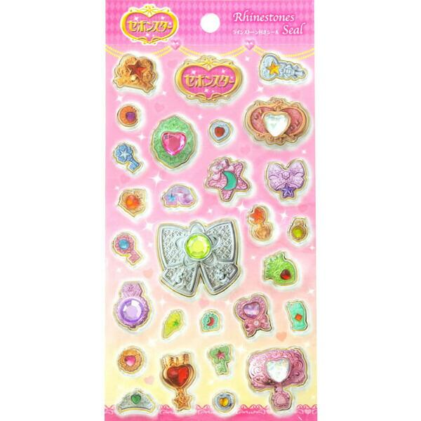 Funbox｜Sebonstar Rhinestone Stickers｜H180 x W90mm approx.