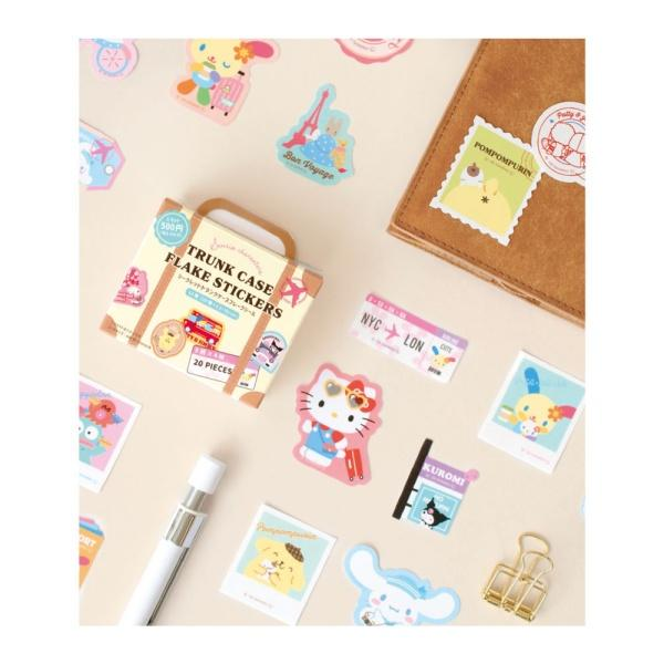 Sanrio｜Characters Secret Trunk Case Flake Stickers mystery bag/blind box/All 12 types｜1pcs