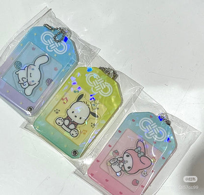 Sanrio三丽鸥｜Custom Acrylic Charm Amulet Blind Box新年开运御守偏光亚克力摇摇乐吊饰盲盒/全8种｜1枚入