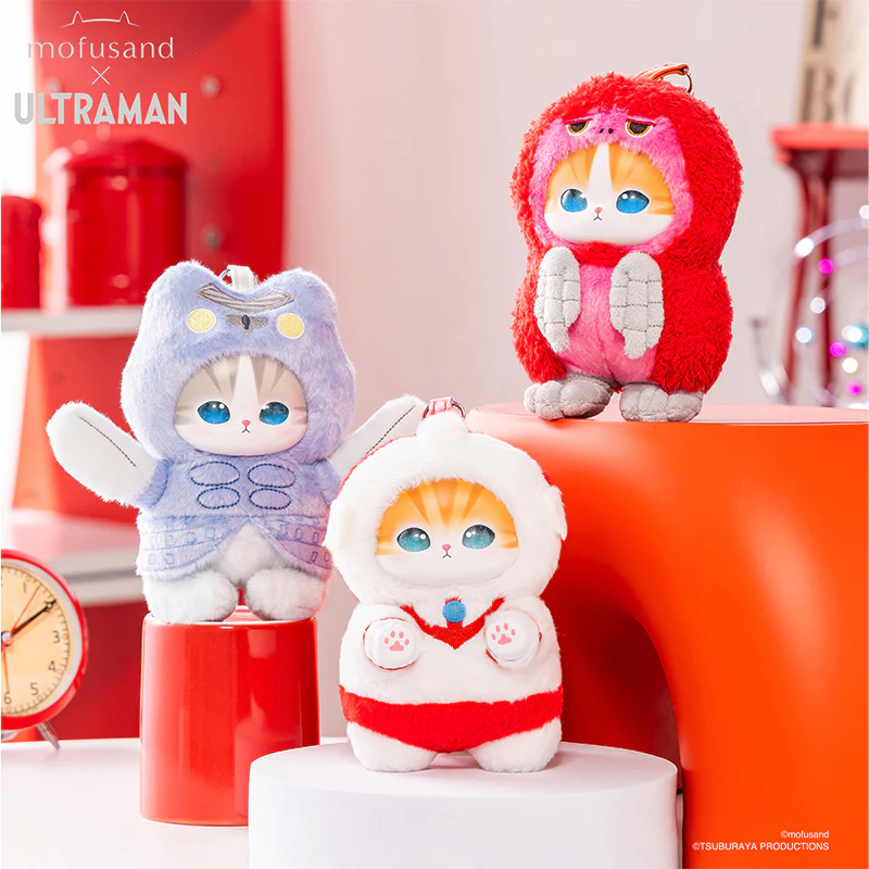 Mofusand｜Ultraman Kiramekko vol.1 Mascot Keychain mystery bag/blind box/All 3 types｜1pcs