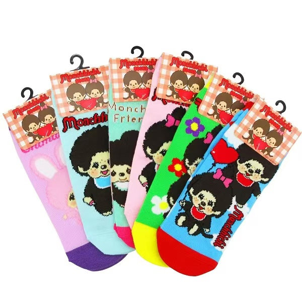 Monchhichi|Ankle Socks| 23-25cm approx.