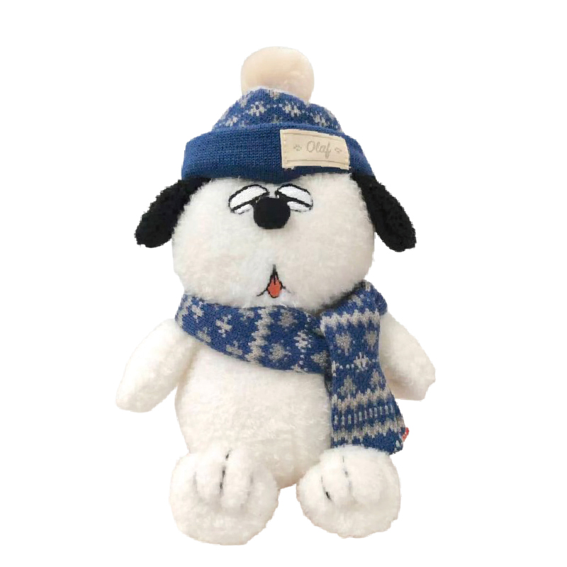 Snoopy｜Peanuts knit scarf Plush Dolls/Plush Toy｜H19×W13×D13cm approx.