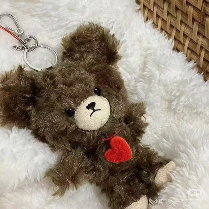 The bear’s school｜Charm Jackie Mascot Holder /Plush Keychain｜H14 x W9 x D5.5cm approx.