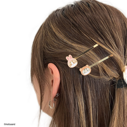 Mofusand｜Hairpin &amp; hair elastic｜3 piece