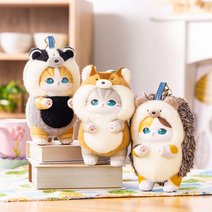 Mofusand｜ Kiramekko Nordic Kittens Vinyl Mascot Holder /Plush Keychain mystery bag/blind box/All 3 types｜1pcs