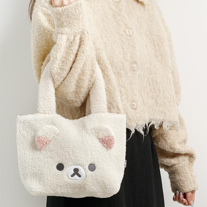 Rilakkuma｜Fluffy Mini Tote Bag｜ 200 x 220 x 90 mm approx.