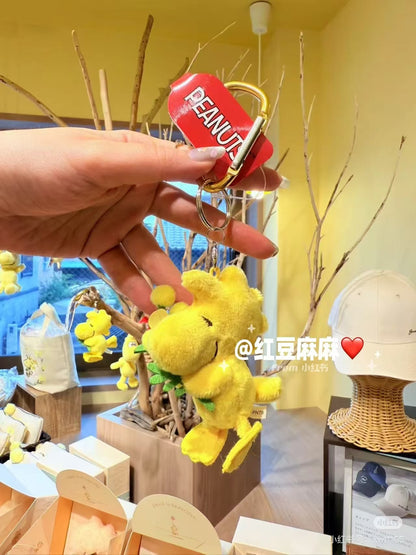 Snoopy｜Peanuts Woodstock Mimosa Mascot Holder /Plush Keychain｜ H8.5 x W4 x D7cm approx.