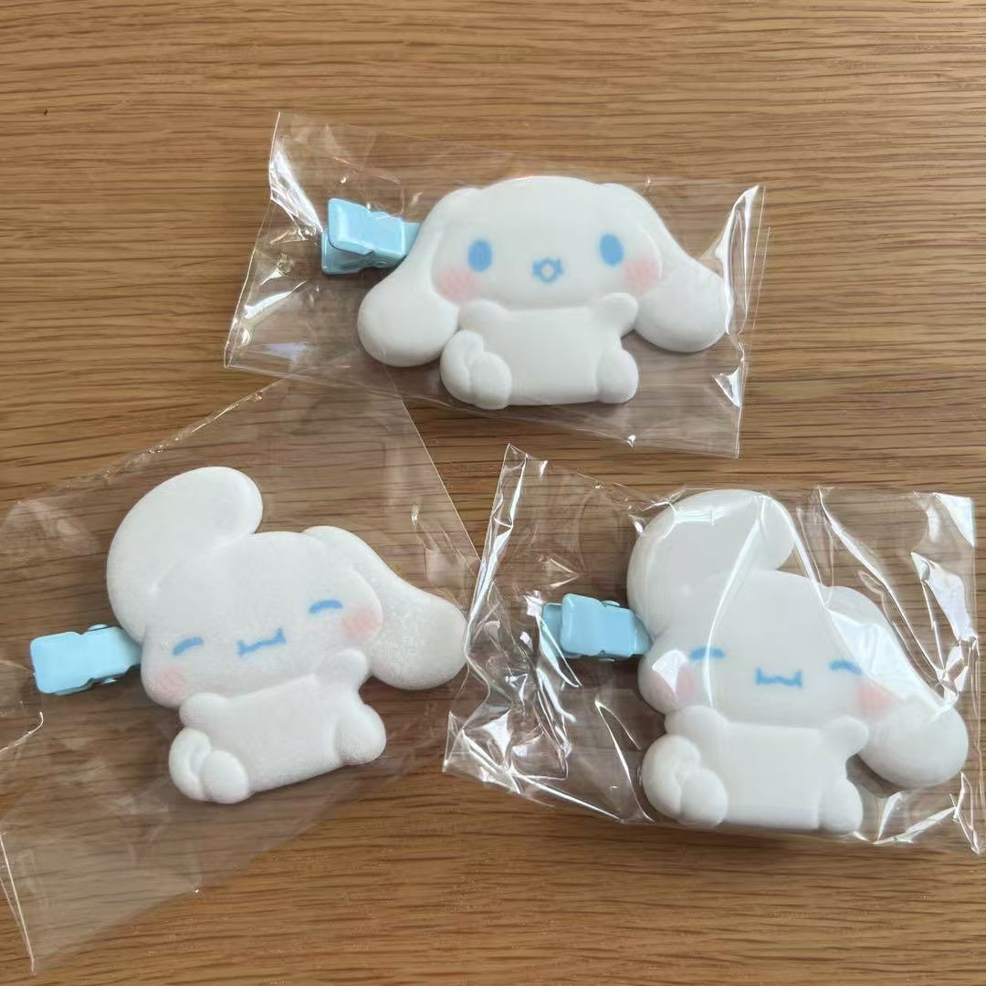 Sanrio｜Cinnamoroll Plump Cheeks Secret Hair Clip mystery bag/blind box/All 8 types｜1pcs