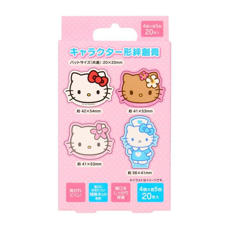 Sanrio｜Character-Shaped Bandages｜20 sheets