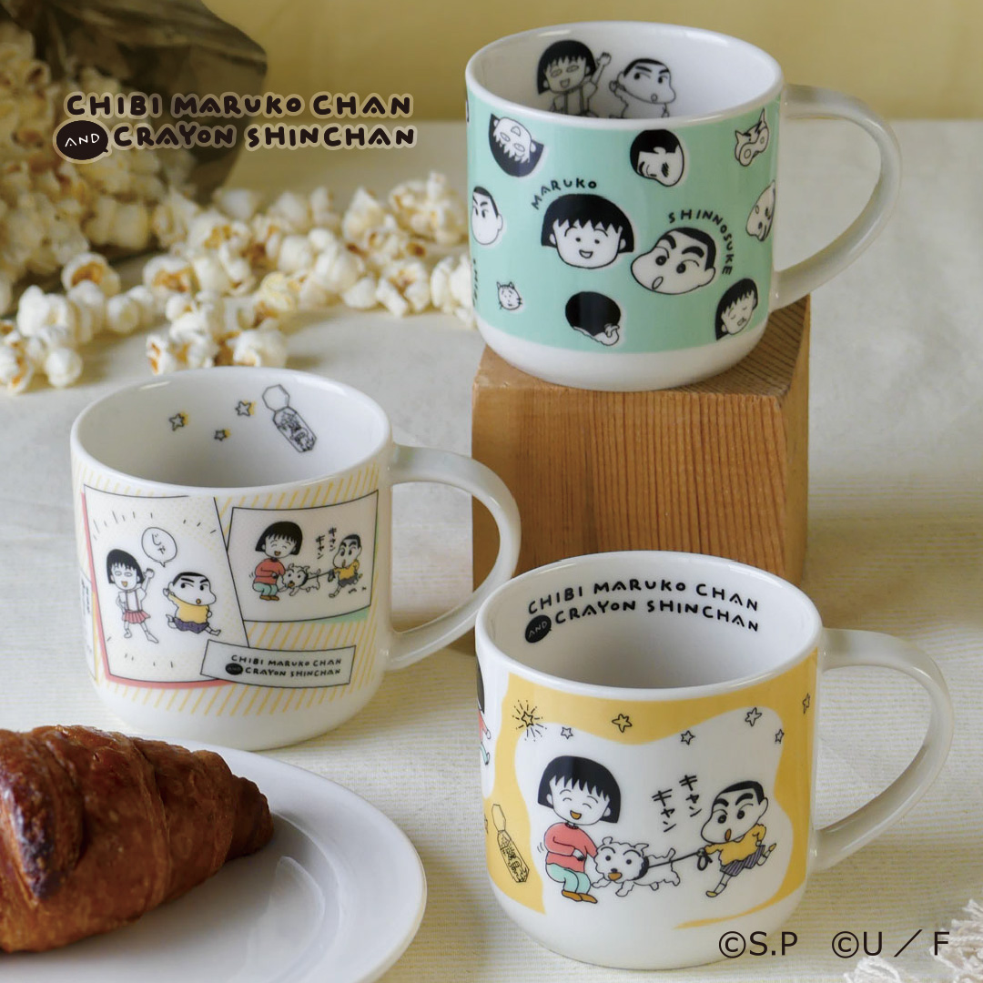 Chibi Maruko｜Crayon Shin-chan] Mug｜350ml