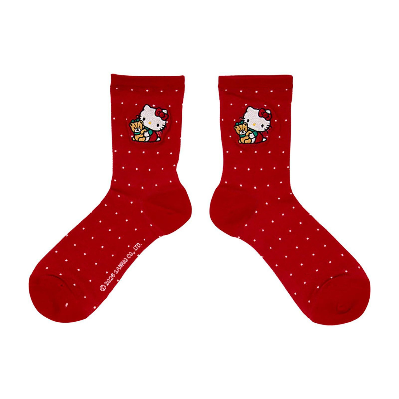 Sanrio｜Embroidery Retro Nostalgia Crew Socks｜23-25cm approx.