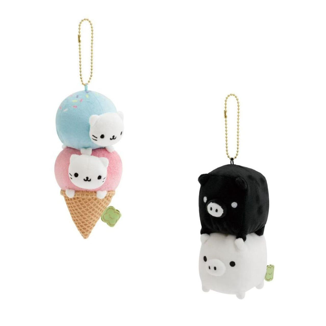 SANX｜“ San-X Town” Mascot Holder /Plush Keychain｜H130 x W60 x D60mm approx.