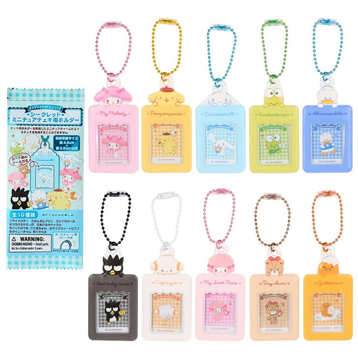 Sanrio｜Surprise Mini Holder for Photobooth: Blue mystery bag/blind box/All 10 types｜1pcs