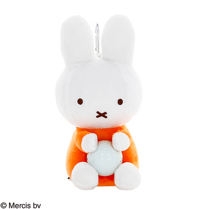 Miffy｜Huggable plush pouch golf miffy ｜H11.5cm x W8.7cm x D7.1cm approx.