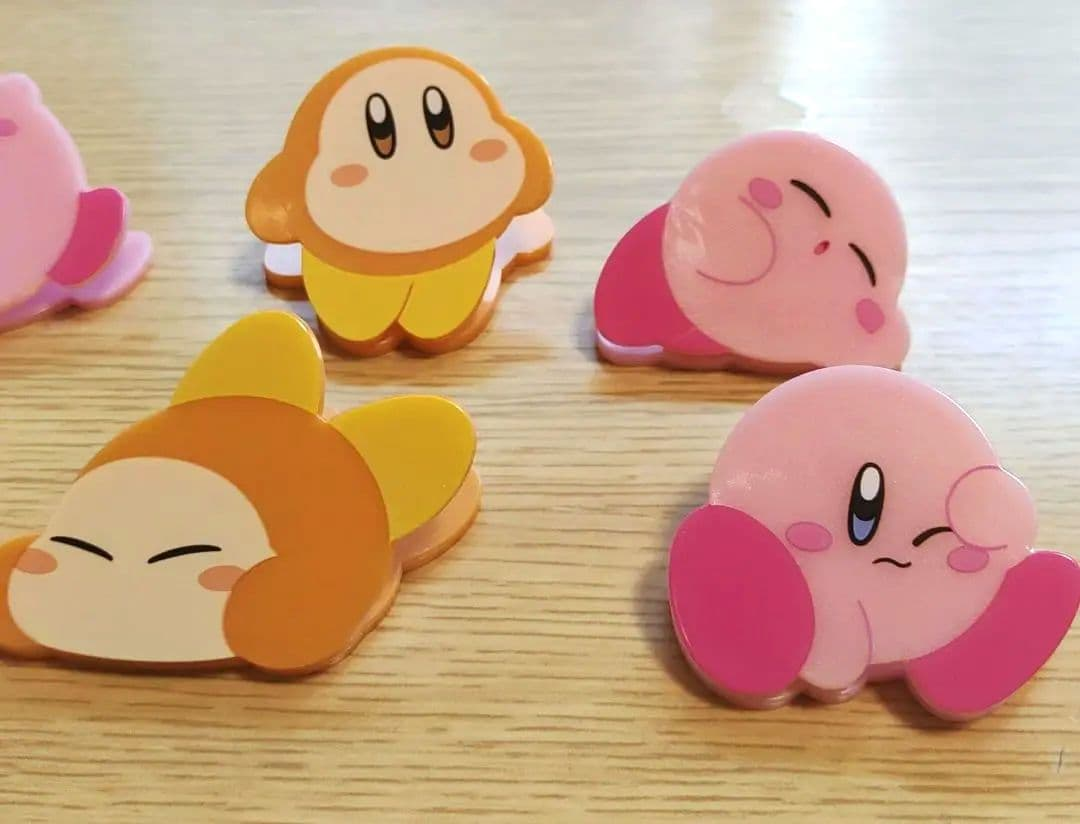 Kirby｜Kirby &amp; Waddle Dee Acrylic Clip mystery bag/blind box/All 6 types｜1pcs