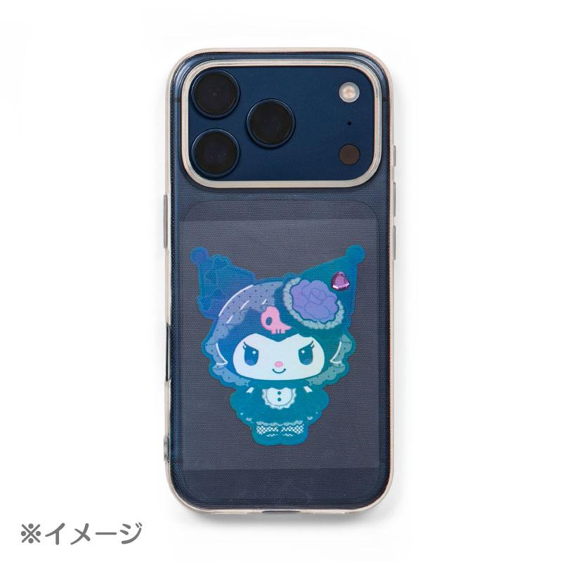 Sanrio｜Monochrome Fashion Series All Black Kuromi Mode Sticker Set｜18 pieces