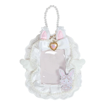 Sanrio｜Enjoy Idol Pure White Angel Trading Card Holder｜9.2×6.6cm approx.