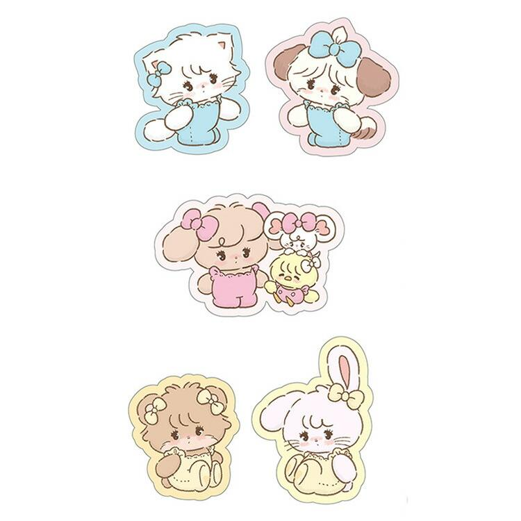 mikko illustrations｜Retro sticker ｜20 piece