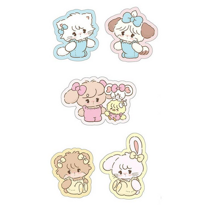 mikko illustrations｜Retro sticker ｜20 piece