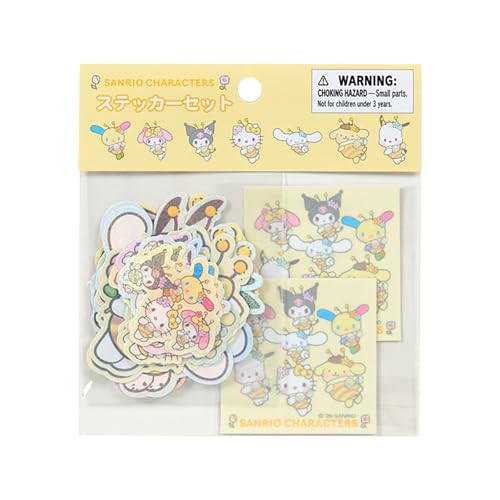 Sanrio｜Flower-Loving Hachi Sticker Set