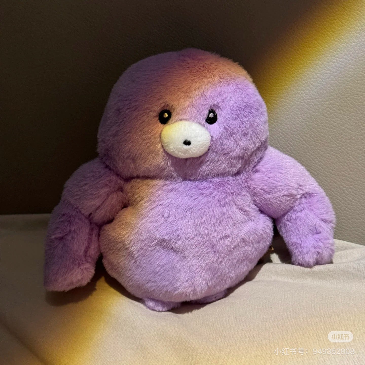 Nagano自嘲熊｜Characters Strong Nakama Fluffy Plush强壮肌肉迷你毛茸茸玩偶摆件/公仔/内有骨架和沙袋可摆造型｜約H150×W130×D70mm