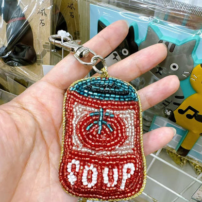 AND PACKABLE｜Beads Keychain/Keyring｜ 5.8 x 5cm approx.
