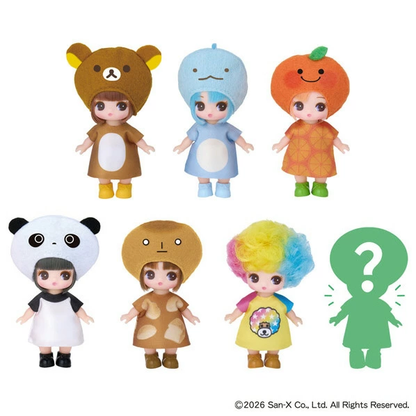 Licca｜Tomy Mini Licca-Chan San-X Universe Collection mystery bag/blind box/All 7 types｜1pcs