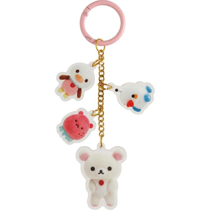 Rilakkuma｜Character Mix Plush Photo Series Keychain/Keyring｜H180 x W70mm approx.